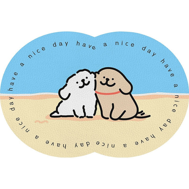 Unisex Cute Cartoon Pet-Themed Mat Kalsten