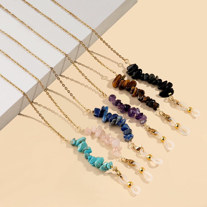 Gem-Accent Eyewear Chain Kalsten