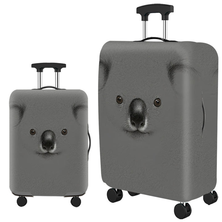 Unisex hard shell suitcase with a playful cat design Kalsten