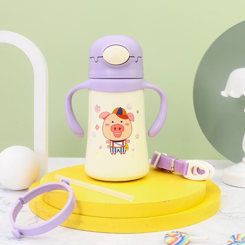 Ladies Insulated Children’s Water Bottle in Playful Animal Design Kalsten