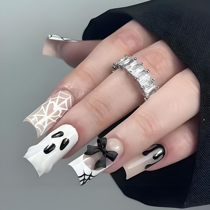 Artificial nail set with Halloween motif and playful decorations Kalsten