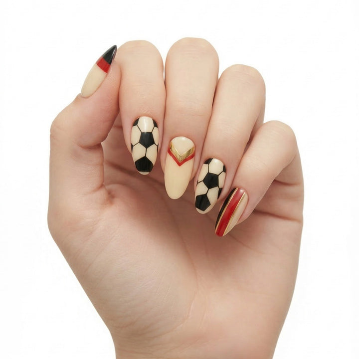 Creative Football Nail Art Kalsten