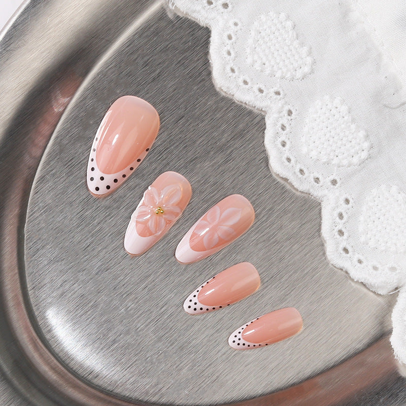 Elegant Floral Art Press-On Nail Set Kalsten