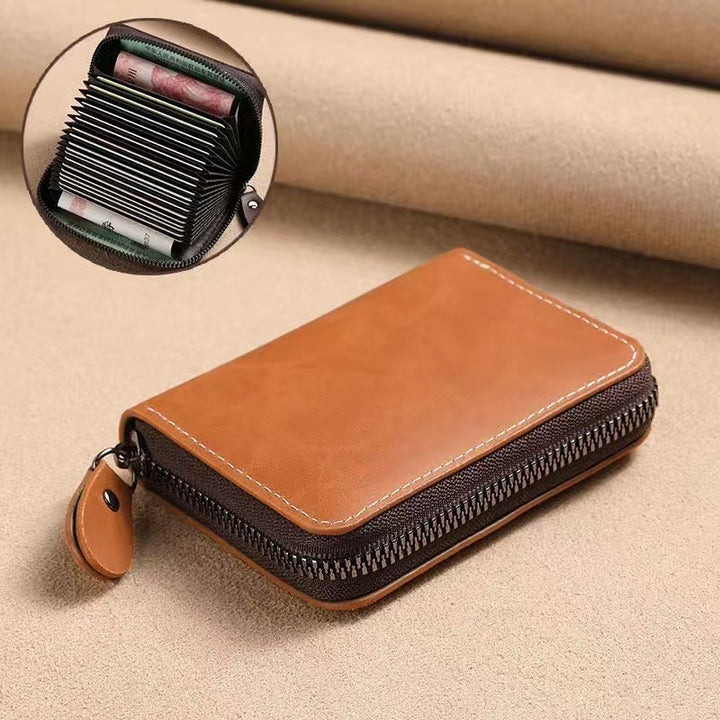 Premium Zippered Multi-Card Wallet