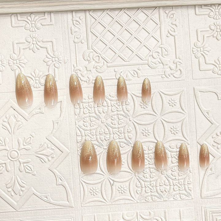 Premium Glitter Ombre Press-On Nails Kalsten