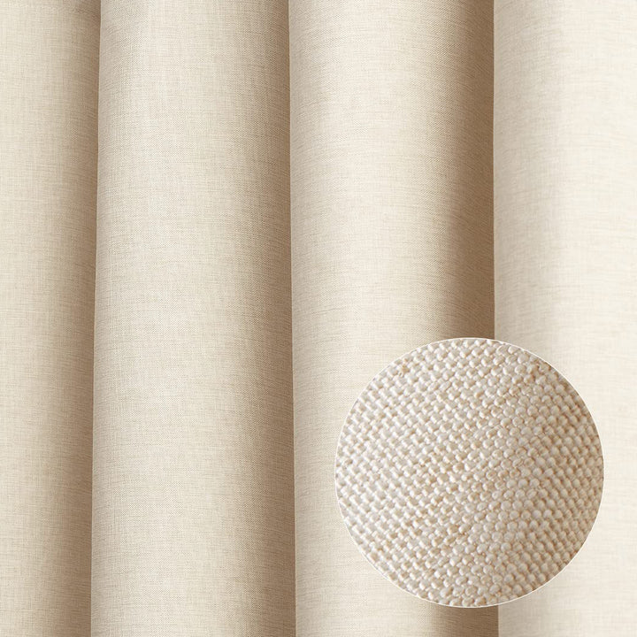 Textured Linen Shower Curtain Kalsten
