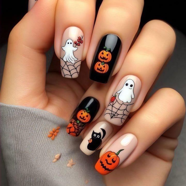 Creative Halloween Art Nails Set Kalsten