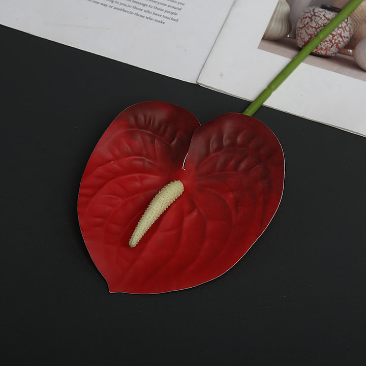 Elegant Faux Anthurium Flower