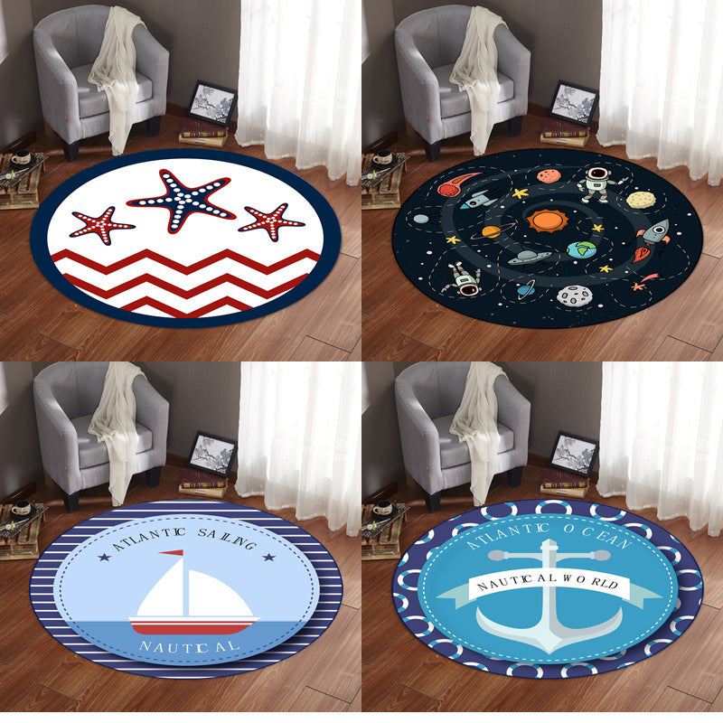 Decorative Round Mat Kalsten