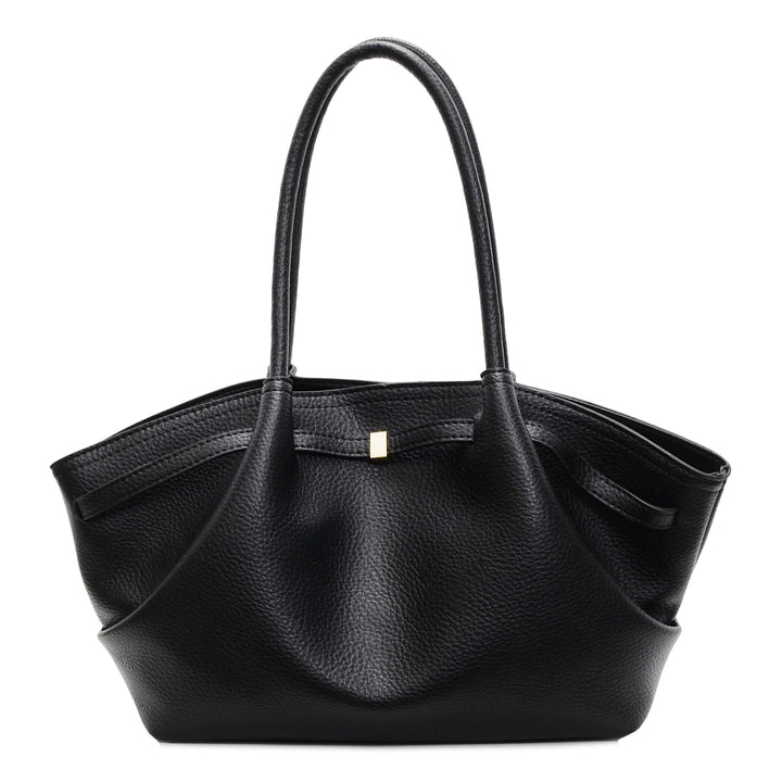 Classic Grained Leather Tote Bag