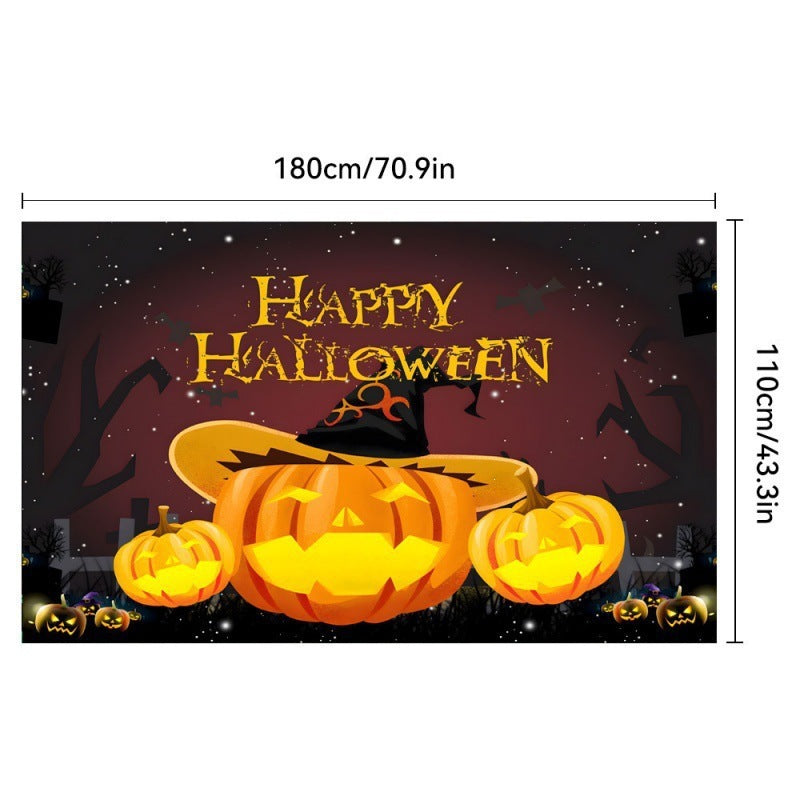 Halloween-Themed Decorative Area Mat
