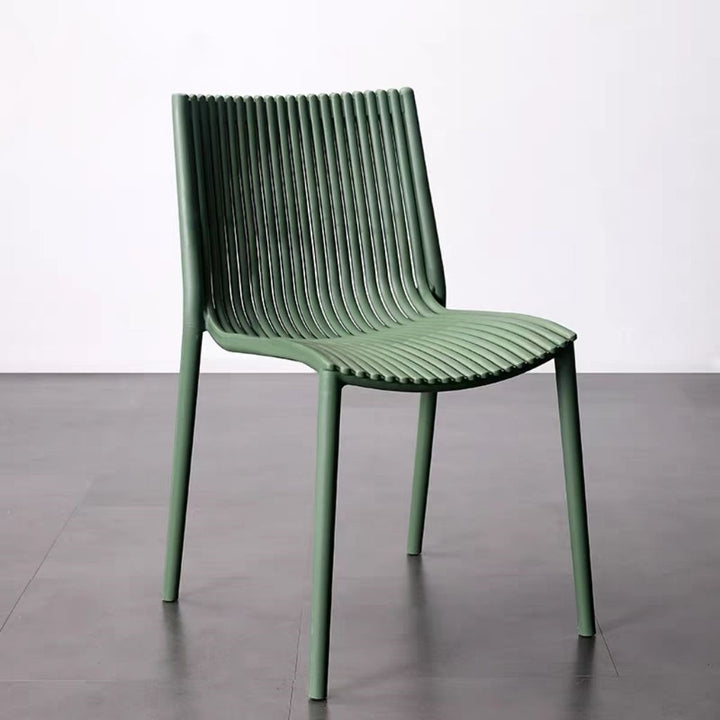 Contemporary Slatted Dining Chair Kalsten