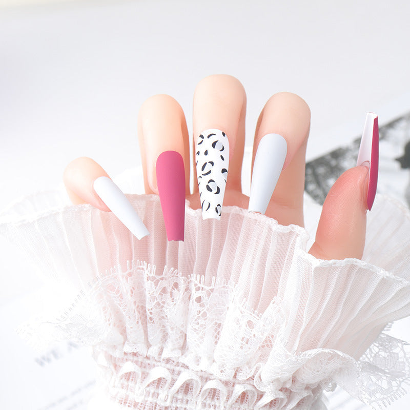 Stylish Long Acrylic Press-On Nails Kalsten