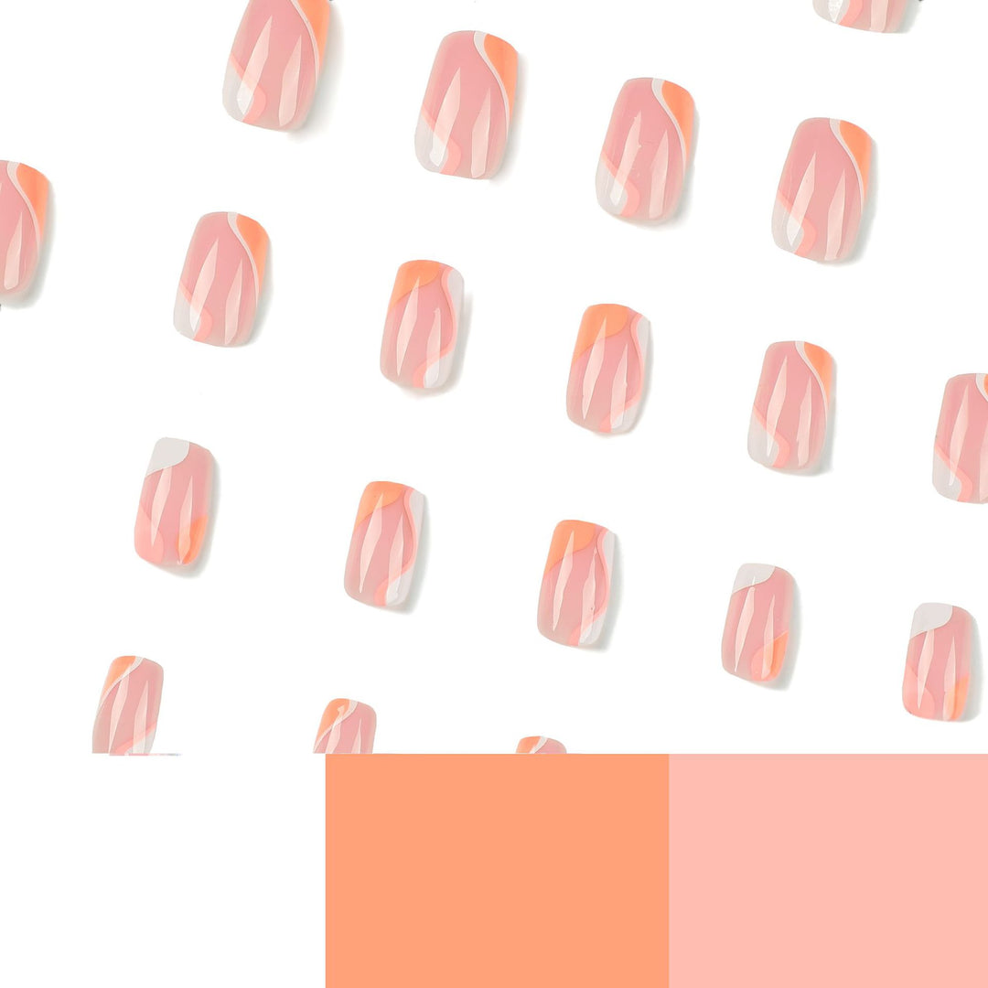 Elegant artificial nail extensions with modern gradient Kalsten
