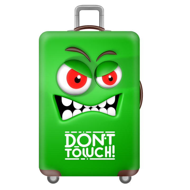 Unisex hard-shell suitcase with funny monster design Kalsten