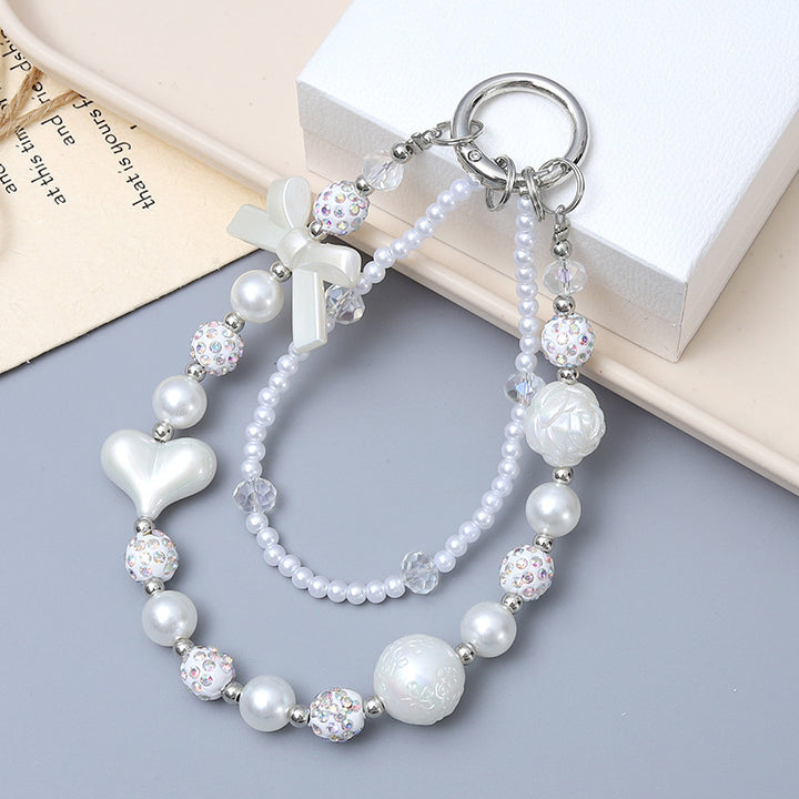 Decorative Beaded Keychain Holder Kalsten
