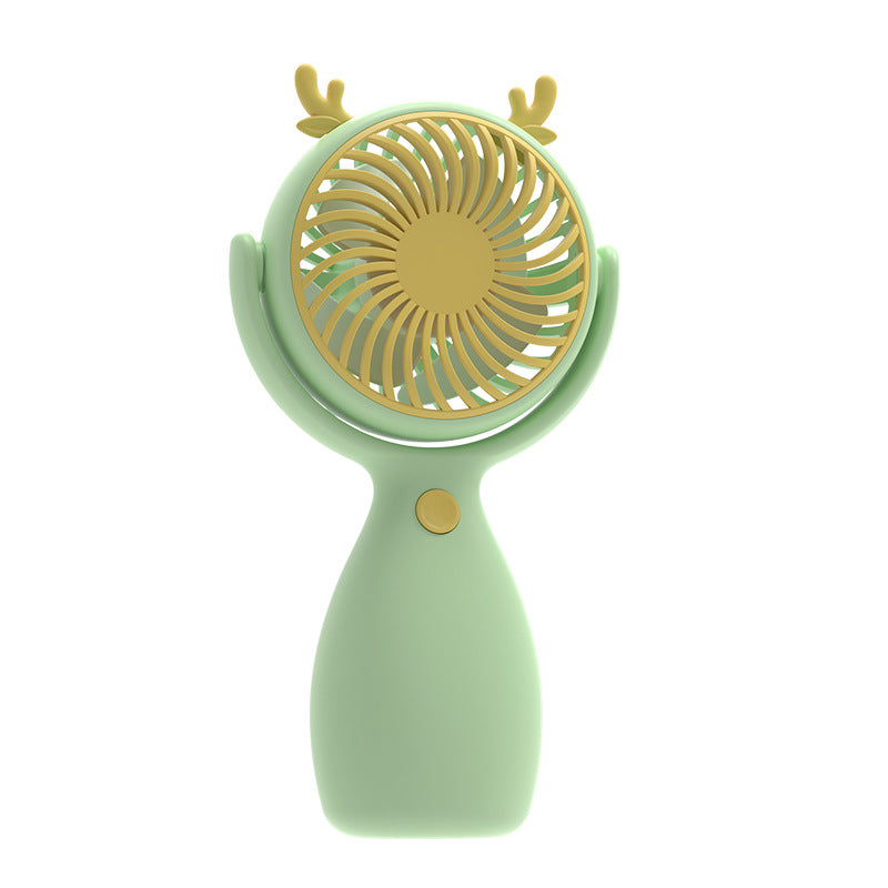 Cooling hands-free rechargeable dual bear-ear neck fan with adjustable speeds Kalsten