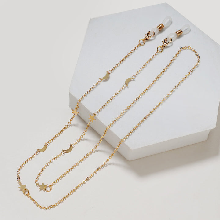 Trendy Geometric Eyewear Chain Kalsten