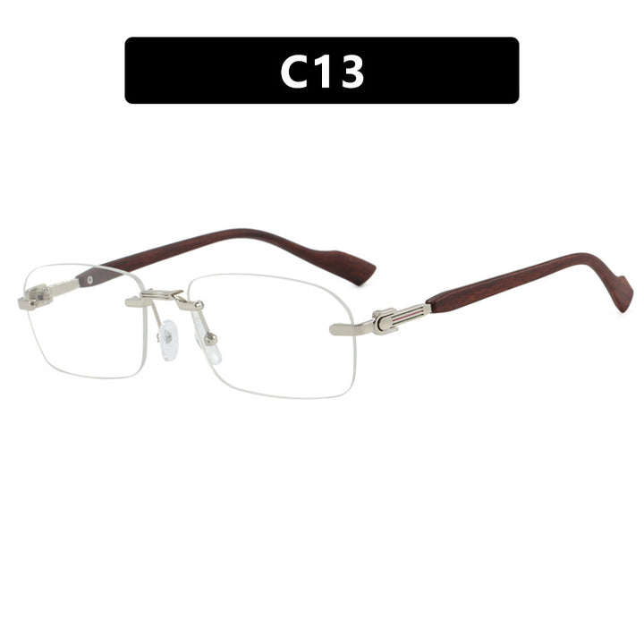 Women's sunglasses with elegant metal frame and stylish wood details Kalsten