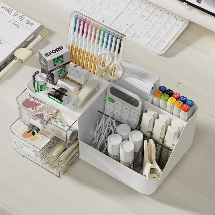 Multi-Compartment Desk Organizer