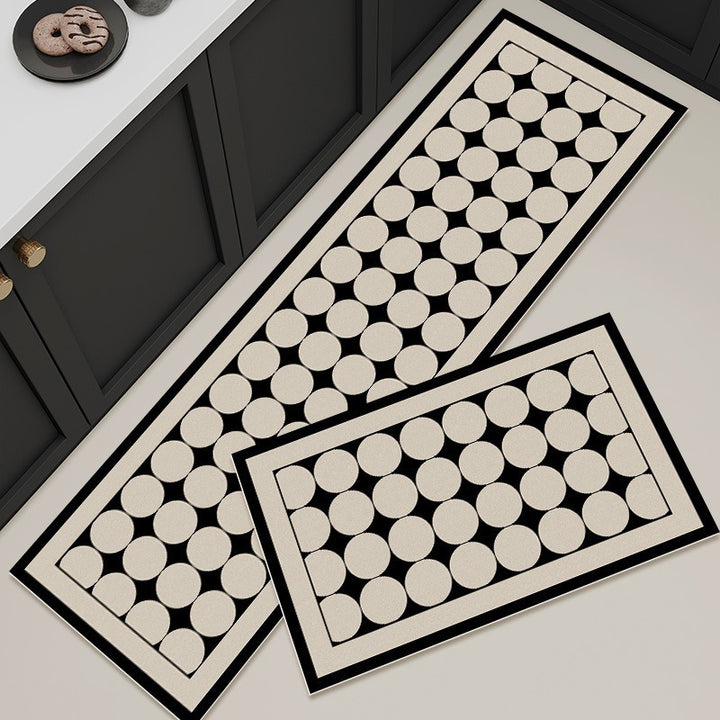 Geometric Pattern Kitchen Rug Set