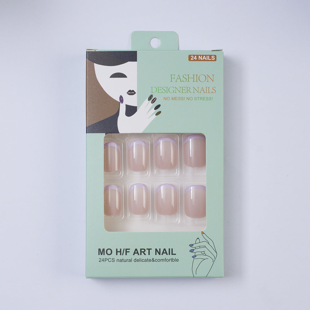 Artificial nails with high-gloss finish and elegant contours Kalsten