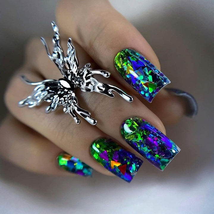 Glamorous artificial nails with color change effect Kalsten
