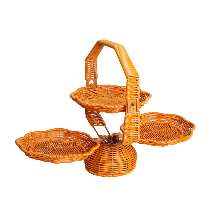 Multi-Layered Woven Serving Basket Kalsten