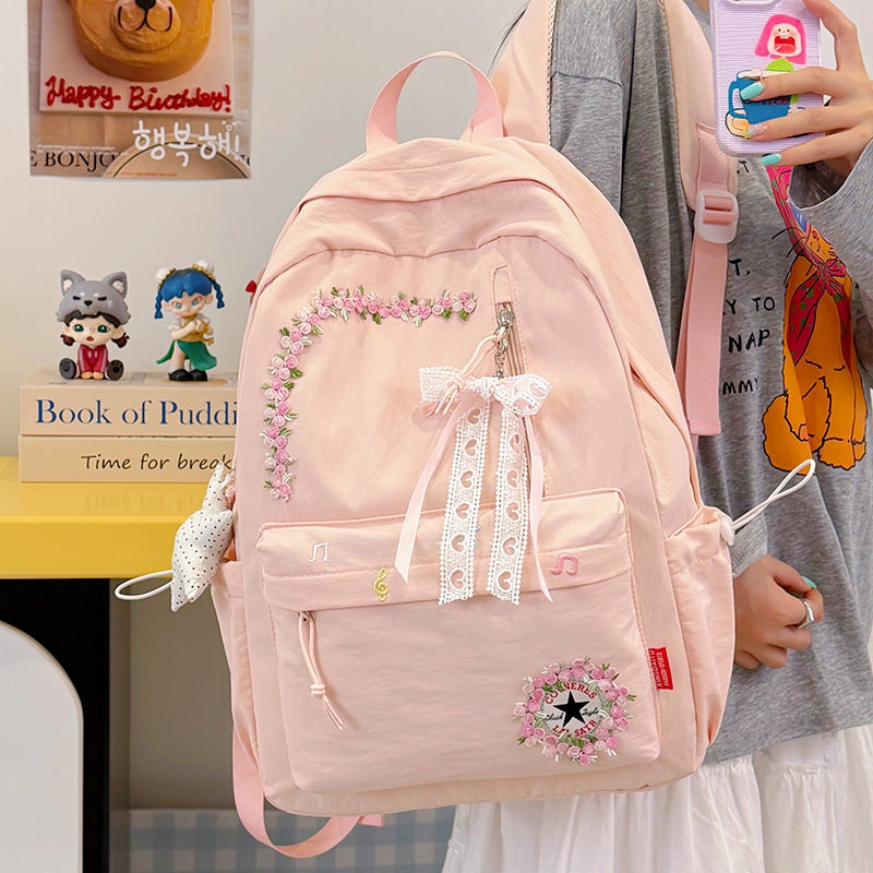 Floral Embellished Everyday Backpack Kalsten