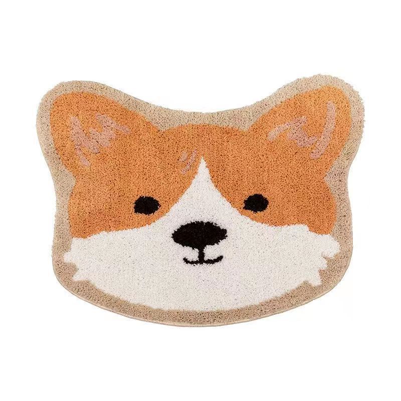 Cute Dog-Themed Bath Mat Kalsten