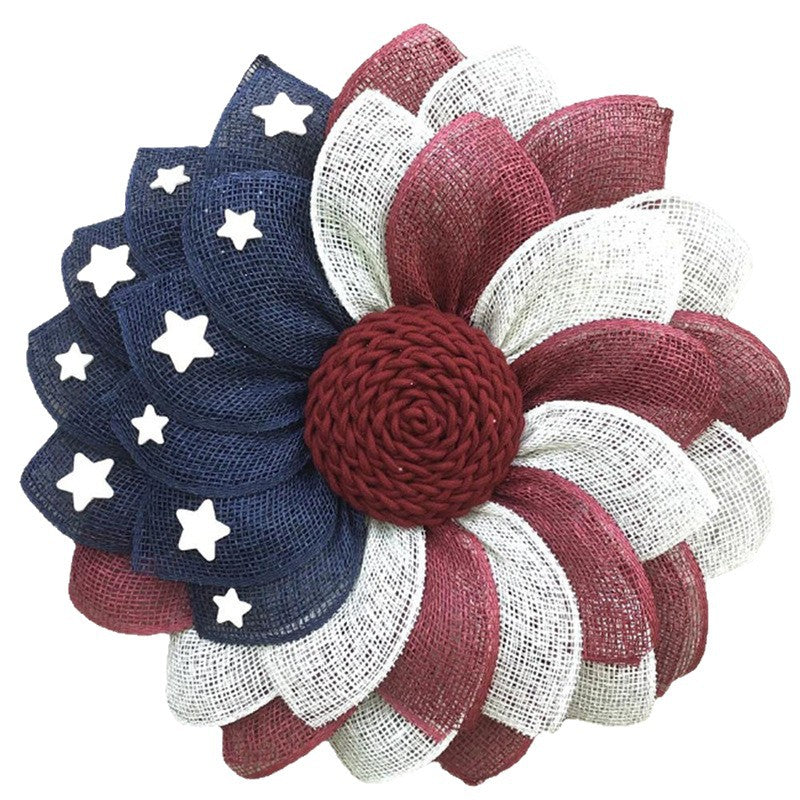 Unisex nan more patriotic door wreath with eagle Statue of Liberty and flag motif Kalsten
