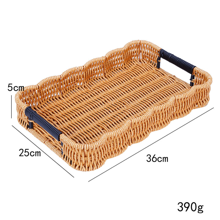 Woven Decorative Serving Tray Kalsten