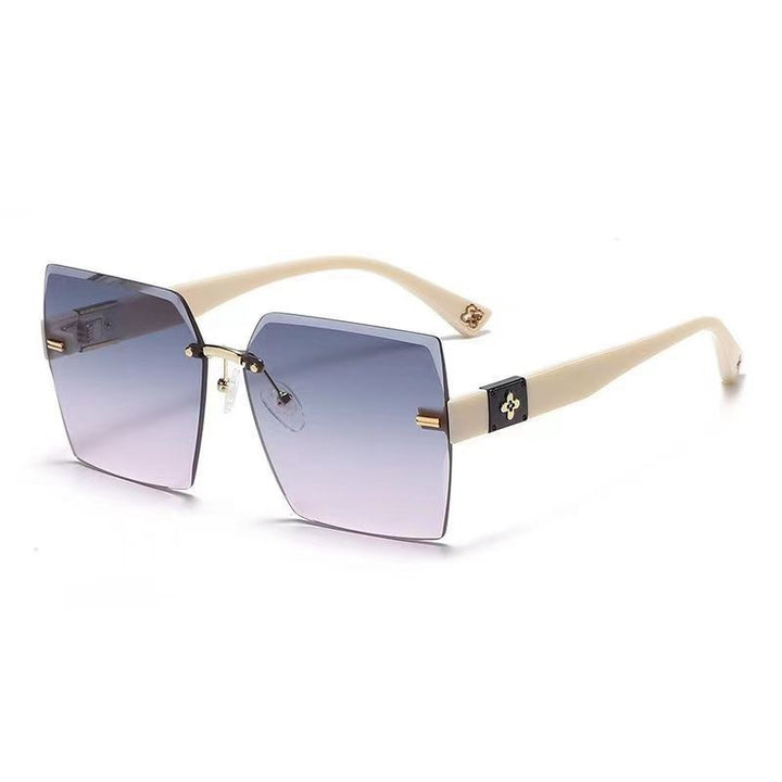 Oversized Geometric Shield Sunglasses Kalsten