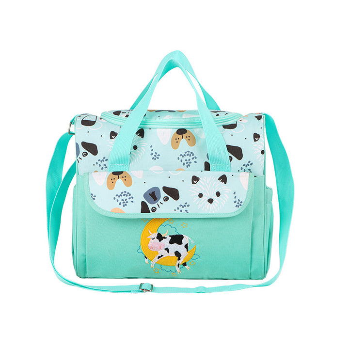 Multifunctional diaper bag with integrated changing mat Kalsten