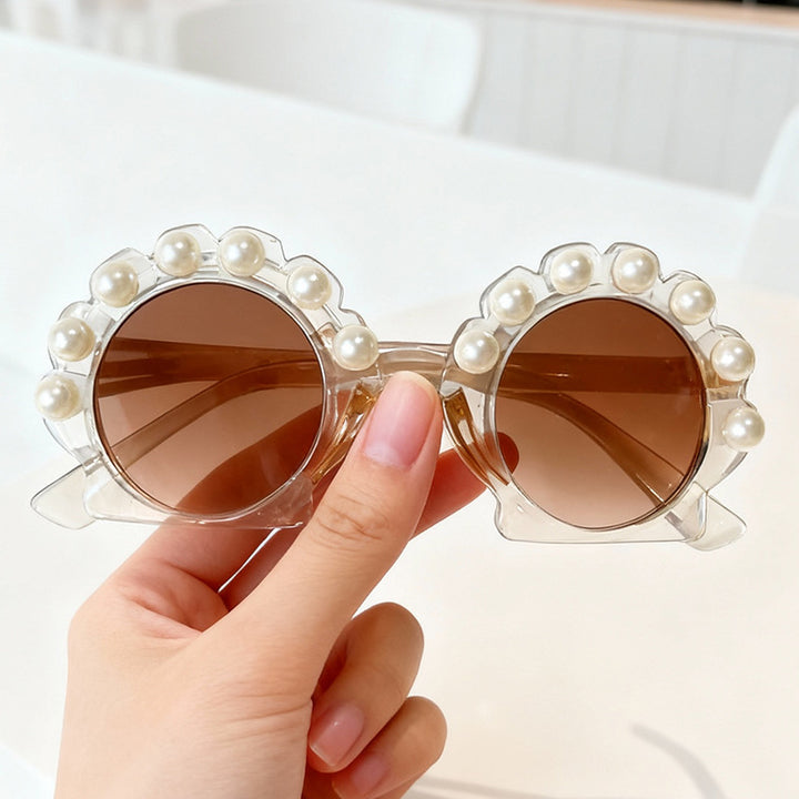 Pearl-Accented Vintage Inspired Sunglasses Kalsten