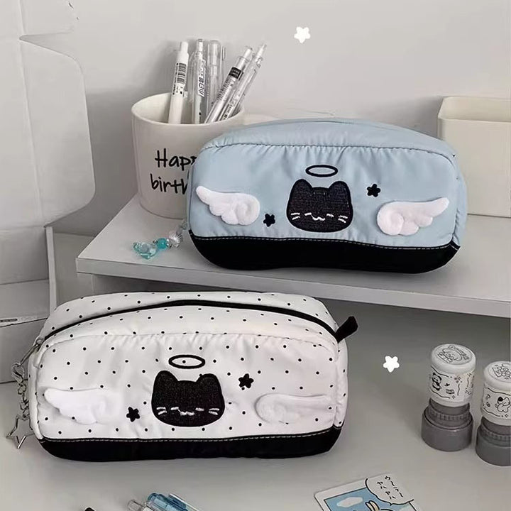 Cute Cat-Themed Multi-Functional Pouch