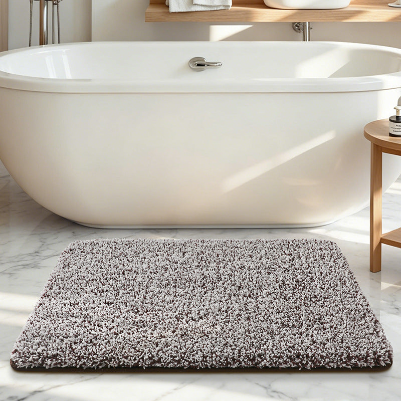 Plush Bathroom Shower Mat