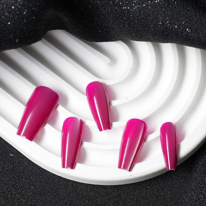 Premium Glossy Press-On Nail Set Kalsten