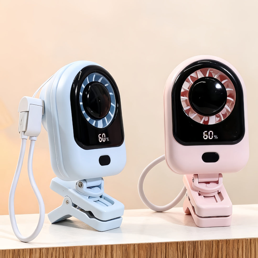 Portable Mini Fan with USB Connection and Adjustable Speed Kalsten