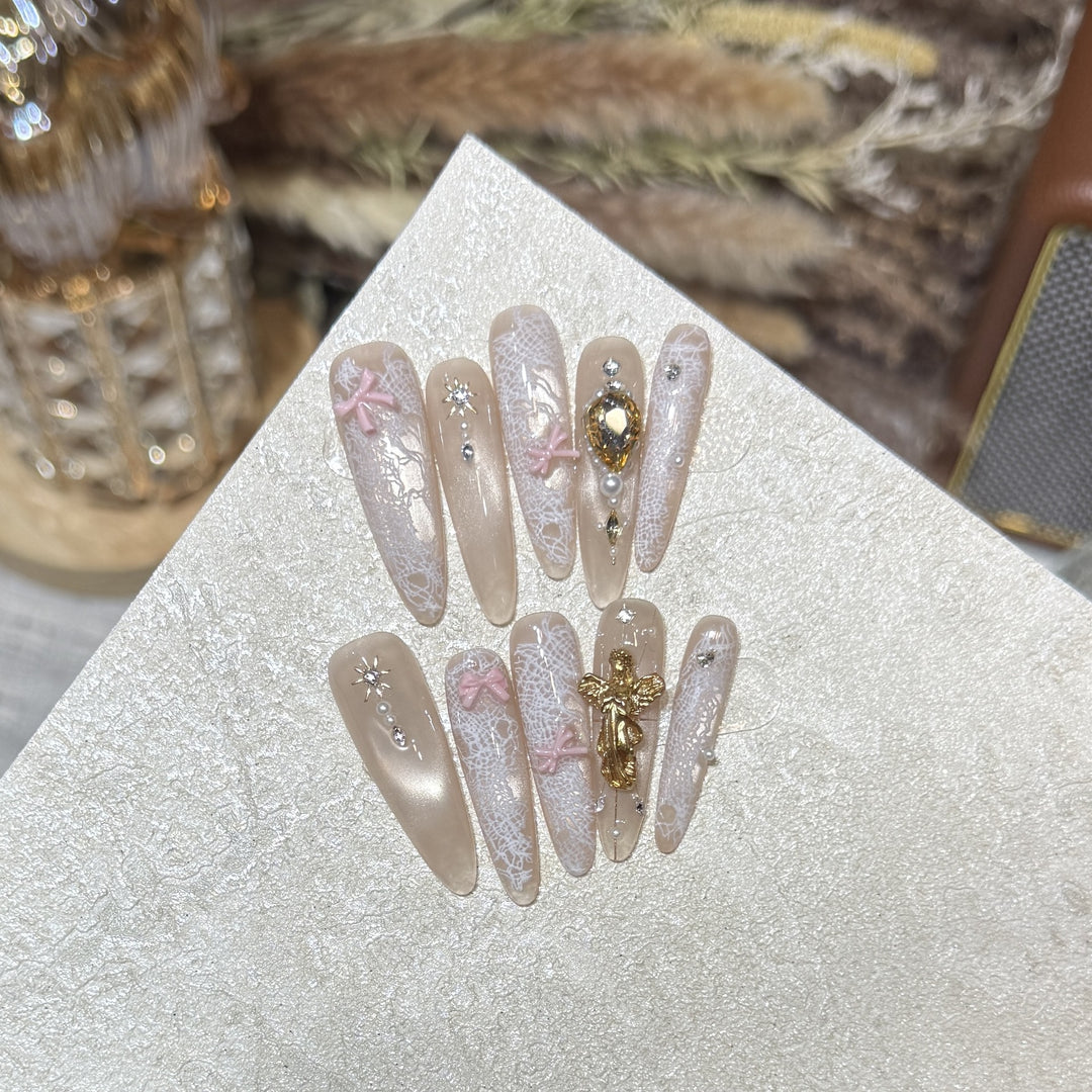 Decorative Press-On Nail Tips Kalsten