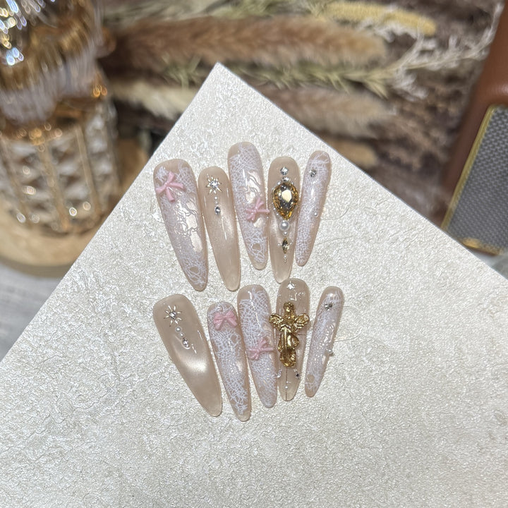 Decorative Press-On Nail Tips Kalsten