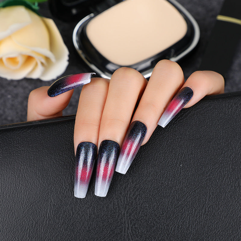 Glamorous artificial nails with gradient Kalsten