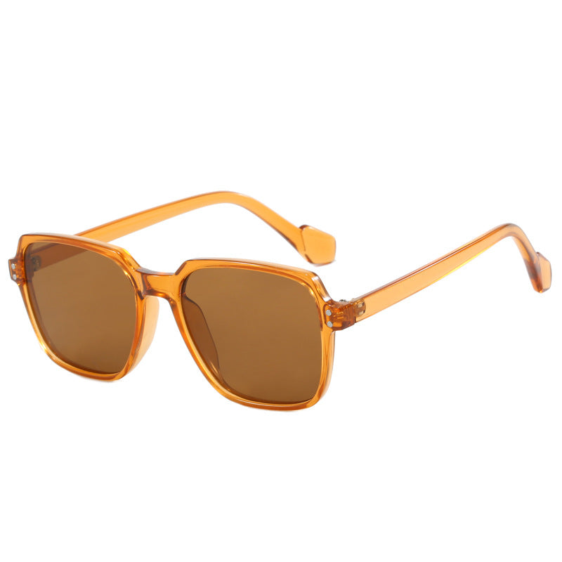 Women's fashionable square sunglasses with yellow lenses Kalsten