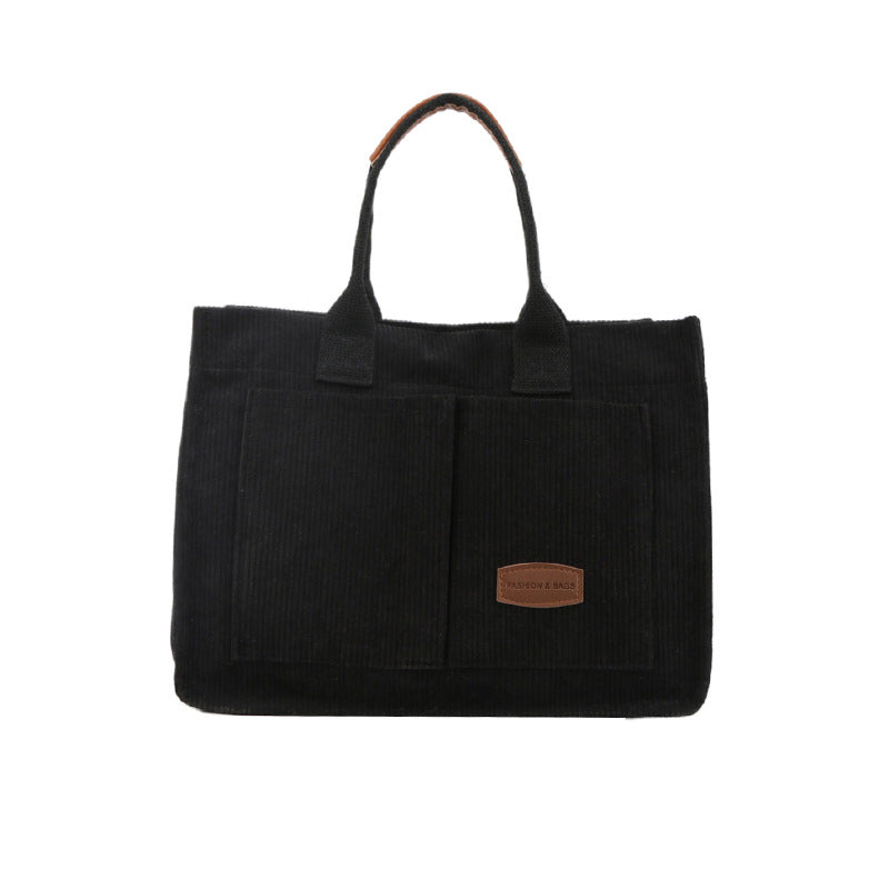 Versatile Corduroy Utility Tote Kalsten
