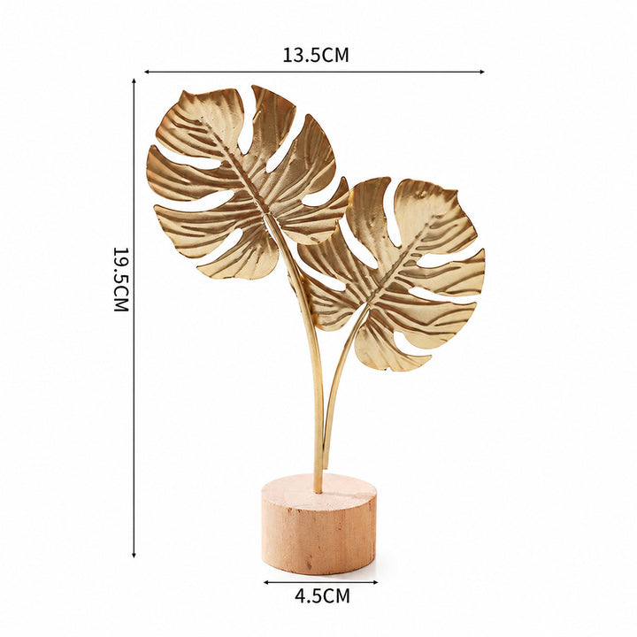 Leaf-shaped Tabletop Decor