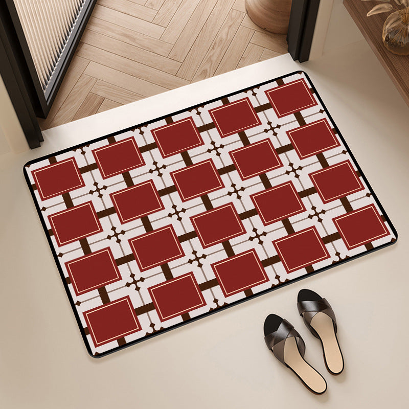 Geometric Pattern Bath Mat Kalsten