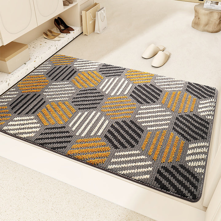 Geometric Pattern Area Rug Kalsten