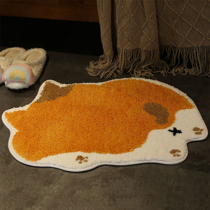 Cartoon Cat Shaped Bath Mat Kalsten