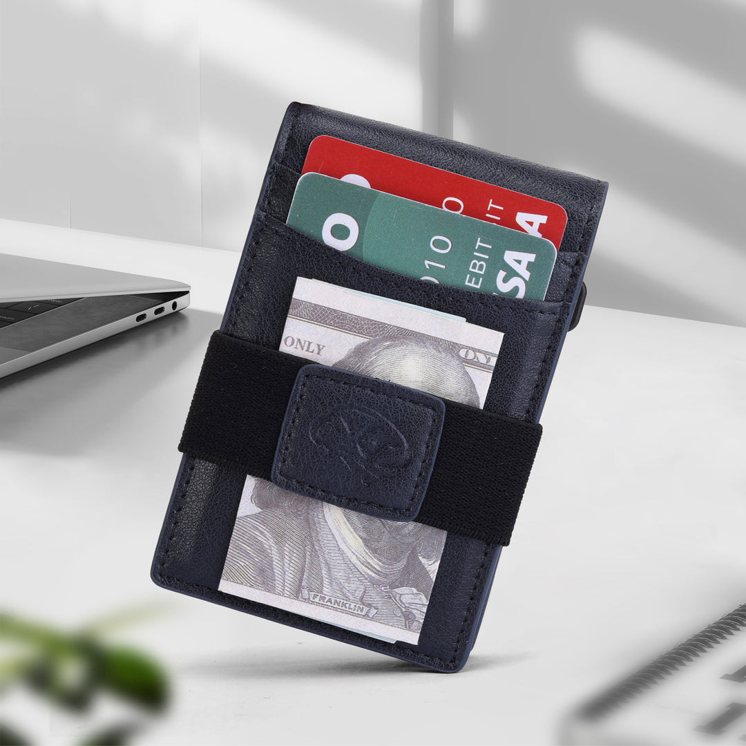 RFID-Blocking Leather Cards Holder Kalsten