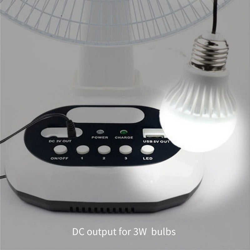 Ladies Portable Solar Fan with Large Battery Capacity and Variable Speed Control Kalsten